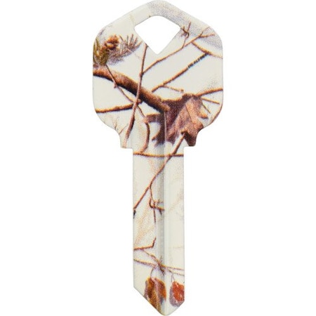 Hillman HILLMAN RealTree Snow House/Office Universal Key Blank KW1 Single 713157